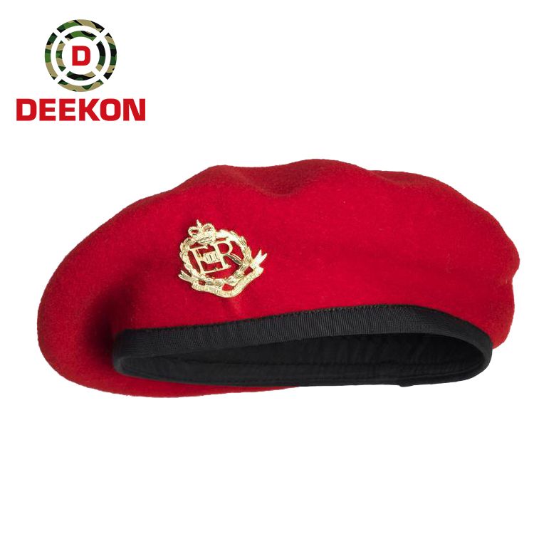 Military High Quality Full Woolen Beret Caps