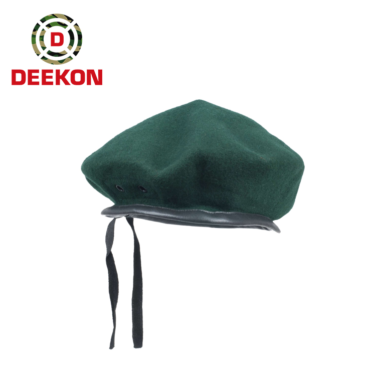 Military High Quality Full Woolen Beret Caps