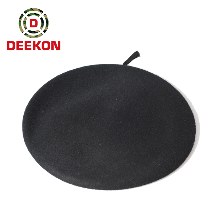 Military High Quality Full Woolen Beret Caps