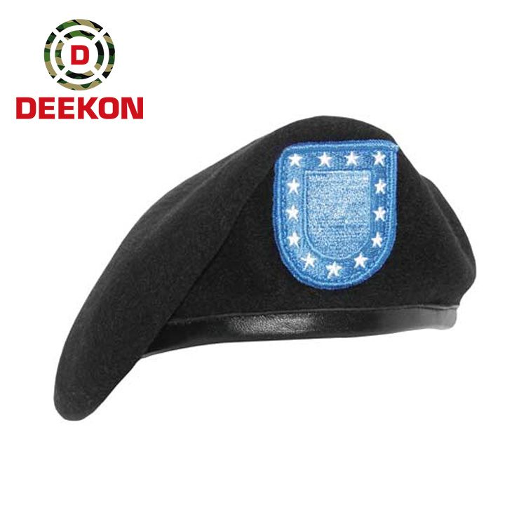 Military High Quality Full Woolen Beret Caps