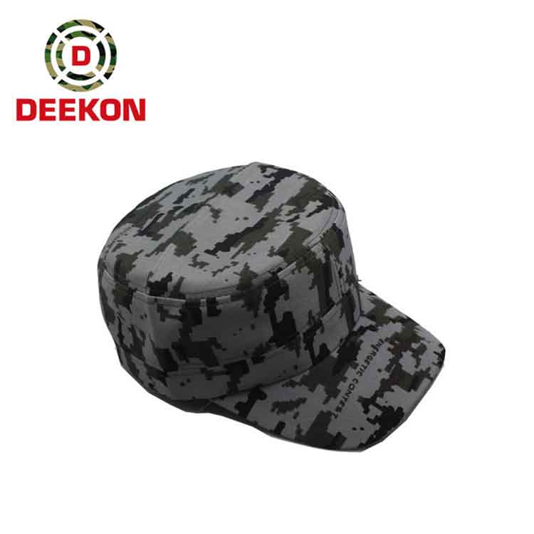 Military Camouflage Fatigue Fabric Cap