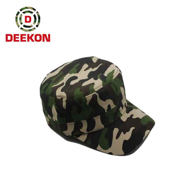 Military Camouflage Fatigue Fabric Cap