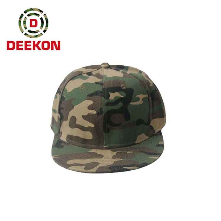 Military Camouflage Fatigue Fabric Cap