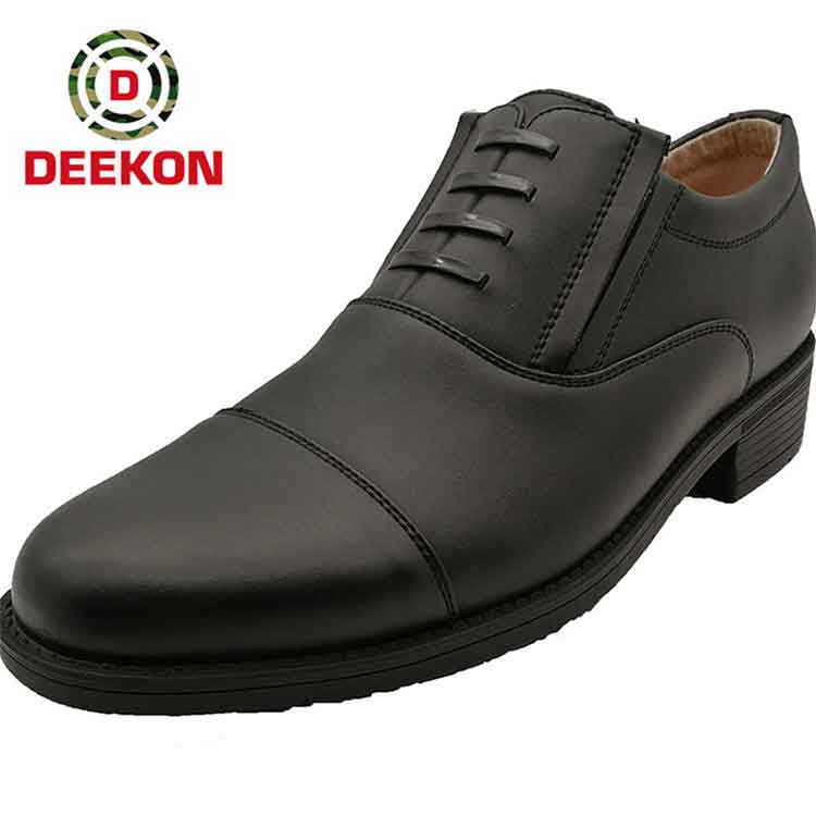 Military High Quality Official Leather Men's shoes