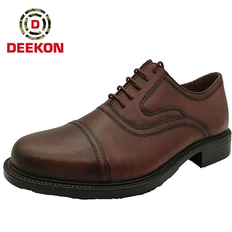 Military High Quality Official Leather Men's shoes