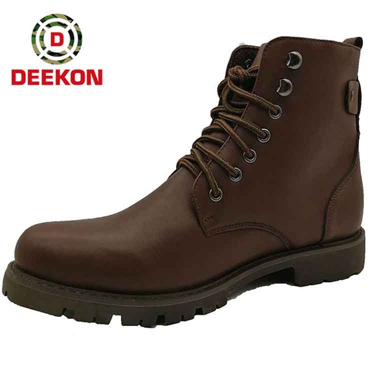 Military High Quality Official Leather Men's shoes