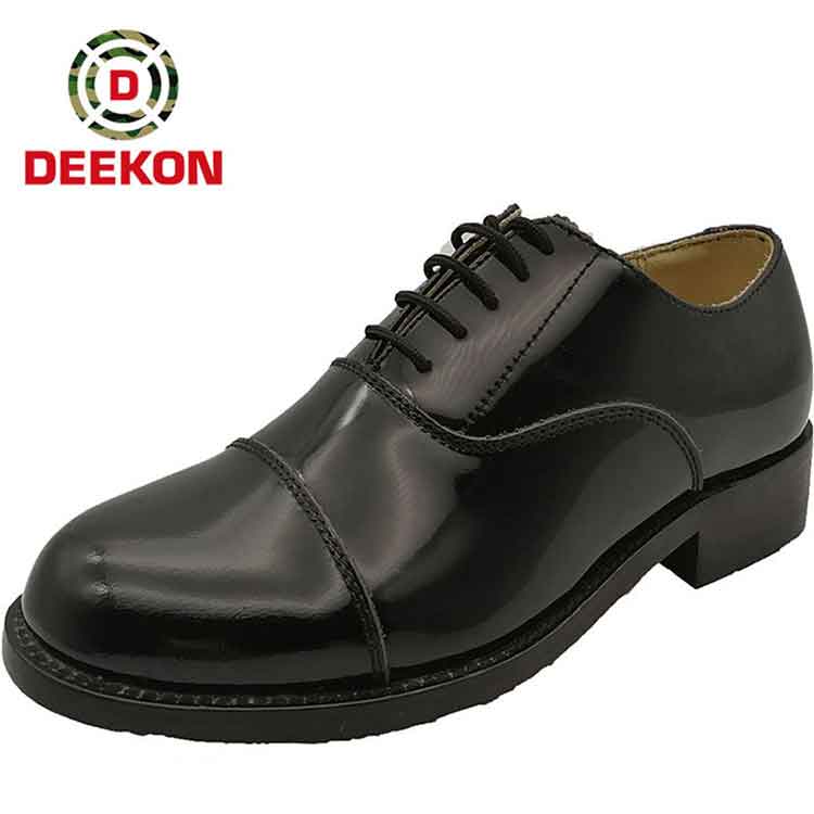 Military High Quality Official Leather Men's shoes