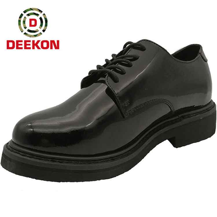 Military High Quality Official Leather Men's shoes