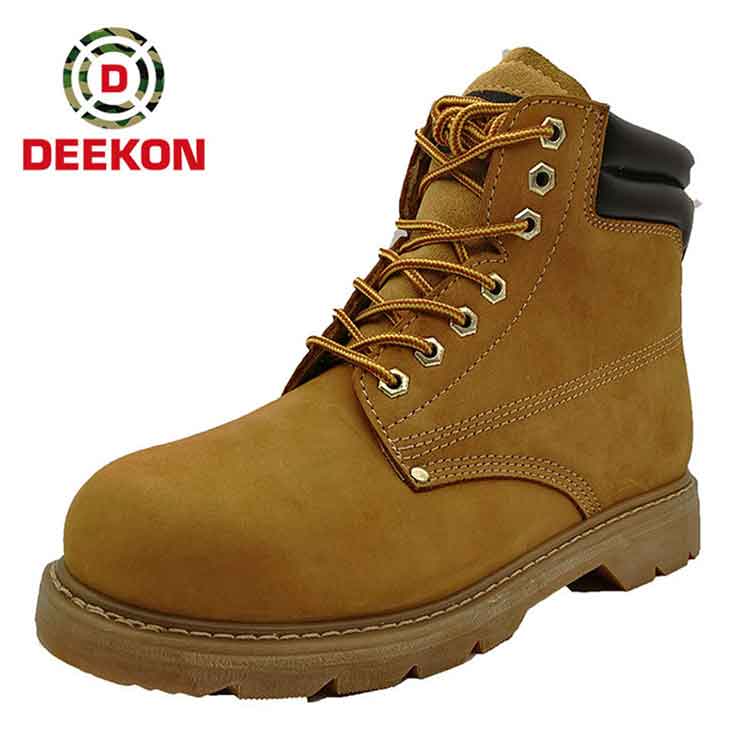 Military Full Grain Steel Toe safety Shoes